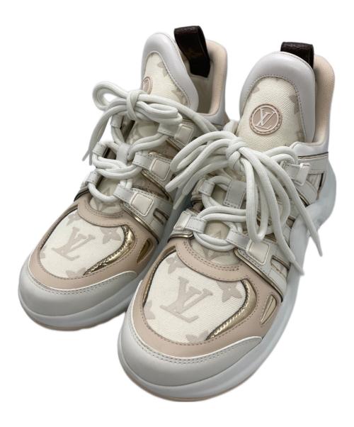 LOUIS VUITTON（ルイ ヴィトン）LOUIS VUITTON (ルイ ヴィトン) LV アークライト ラインスニーカー ホワイト サイズ:SIZE 37の古着・服飾アイテム