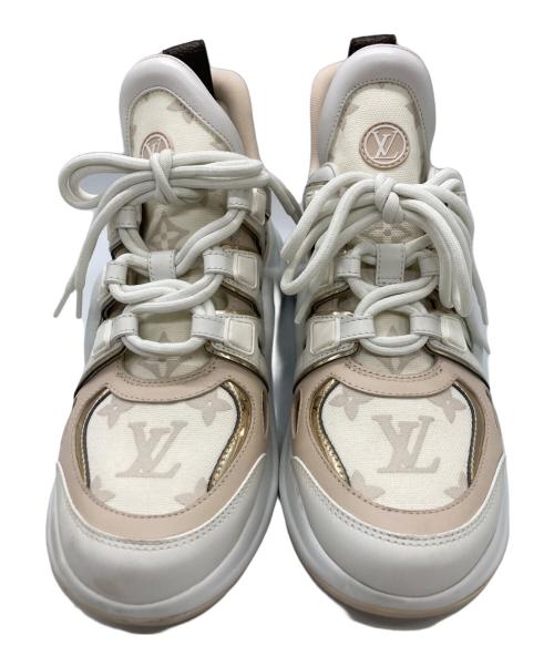 LOUIS VUITTON（ルイ ヴィトン）LOUIS VUITTON (ルイ ヴィトン) LV アークライト ラインスニーカー ホワイト サイズ:SIZE 37の古着・服飾アイテム