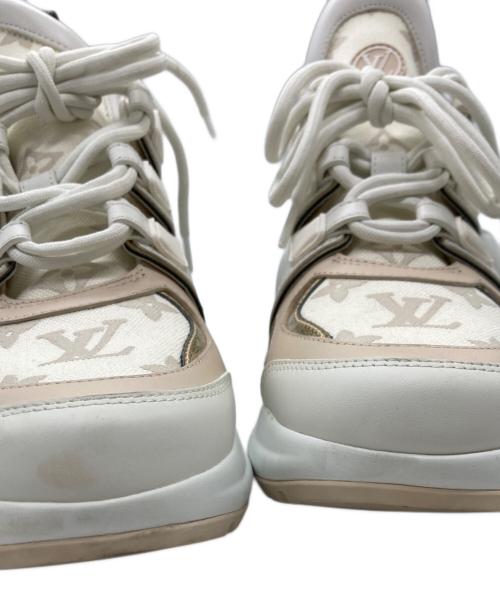 LOUIS VUITTON（ルイ ヴィトン）LOUIS VUITTON (ルイ ヴィトン) LV アークライト ラインスニーカー ホワイト サイズ:SIZE 37の古着・服飾アイテム