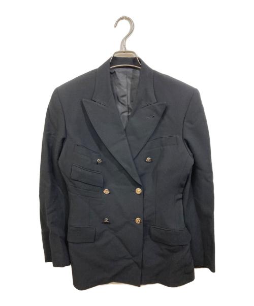 Jean Paul Gaultier FEMME（ジャンポールゴルチエ フェム）Jean Paul Gaultier FEMME (ジャンポールゴルチエ フェム) ダブルブレストジャケット ブラック サイズ:SIZE 40の古着・服飾アイテム