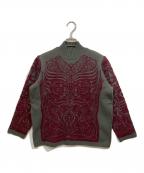 Jean Paul Gaultier FEMMEジャンポールゴルチエ フェム）の古着「トライバルタトゥーニット」｜グレー