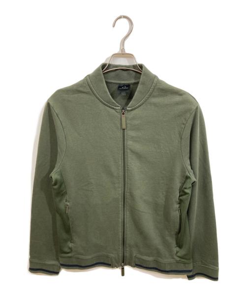 ARMANI EXCHANGE（アルマーニ エクスチェンジ）ARMANI EXCHANGE (アルマーニ エクスチェンジ) スウェットジャケット グリーン サイズ:	SIZE Lの古着・服飾アイテム