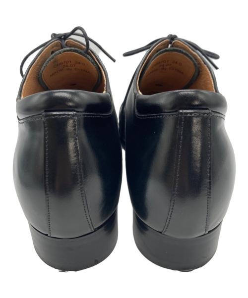 bee classic（ビークラシック）BEE CLASSIC (ビークラシック) 内羽根ストレートチップシューズ ブラック サイズ:	SIZE 24cmの古着・服飾アイテム