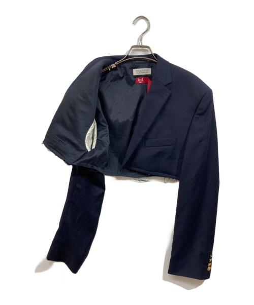 led.tokyo（レッドトーキョー）led.tokyo (レッドトーキョー) ショート丈テーラードジャケット ネイビー サイズ:	SIZE Freeの古着・服飾アイテム