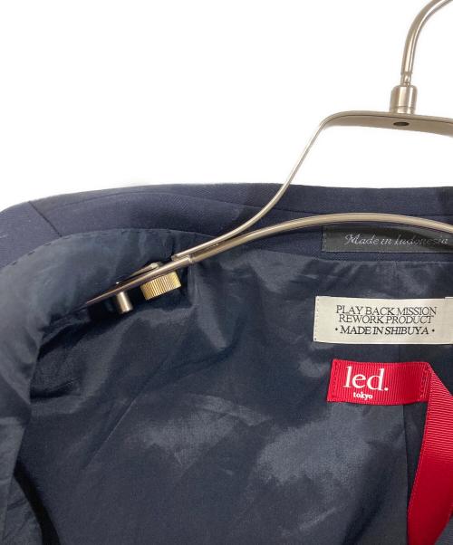 led.tokyo（レッドトーキョー）led.tokyo (レッドトーキョー) ショート丈テーラードジャケット ネイビー サイズ:	SIZE Freeの古着・服飾アイテム