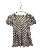 BURBERRY BLUE LABELバーバリー ブルー レーベル）の古着「ブラウス」｜ベージュ