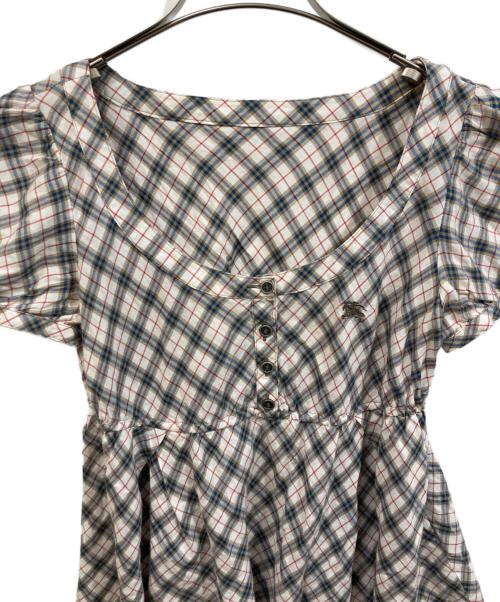BURBERRY BLUE LABEL（バーバリー ブルー レーベル）BURBERRY BLUE LABEL (バーバリー ブルー レーベル) ブラウス ベージュ サイズ:	SIZE 36の古着・服飾アイテム