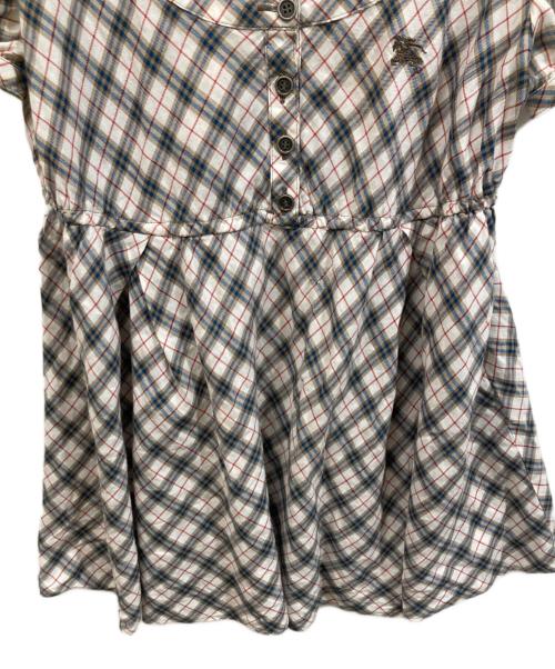 BURBERRY BLUE LABEL（バーバリー ブルー レーベル）BURBERRY BLUE LABEL (バーバリー ブルー レーベル) ブラウス ベージュ サイズ:	SIZE 36の古着・服飾アイテム