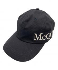 ALEXANDER McQUEEN（アレキサンダーマックイーン）の古着「サイドロゴ ベースボールキャップ」｜ブラック