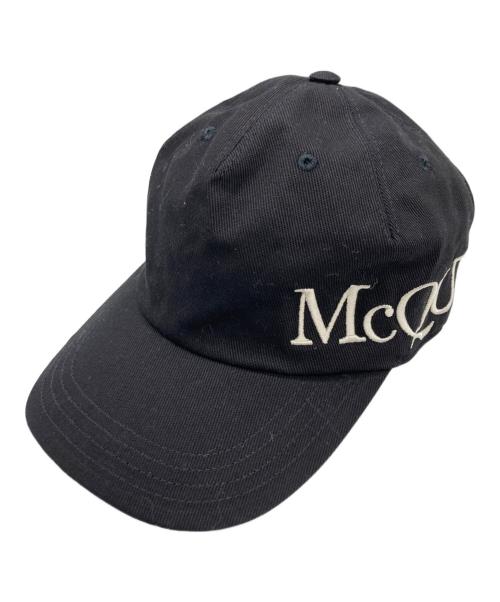 ALEXANDER McQUEEN（アレキサンダーマックイーン）ALEXANDER McQUEEN (アレキサンダーマックイーン) サイドロゴ ベースボールキャップ ブラック サイズ:SIZE Mの古着・服飾アイテム
