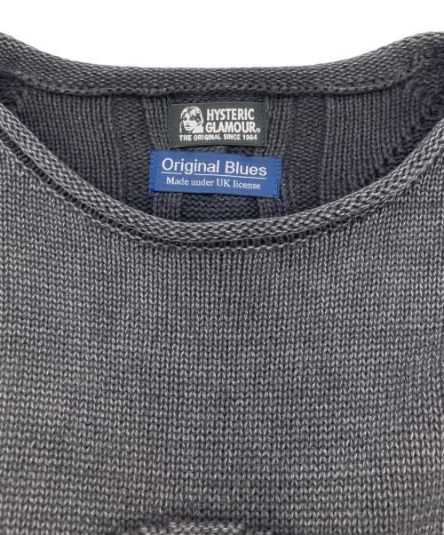 Hysteric Glamour（ヒステリックグラマー）Hysteric Glamour (ヒステリックグラマー) スカルジャガードニット ブラック サイズ:SIZE Freeの古着・服飾アイテム