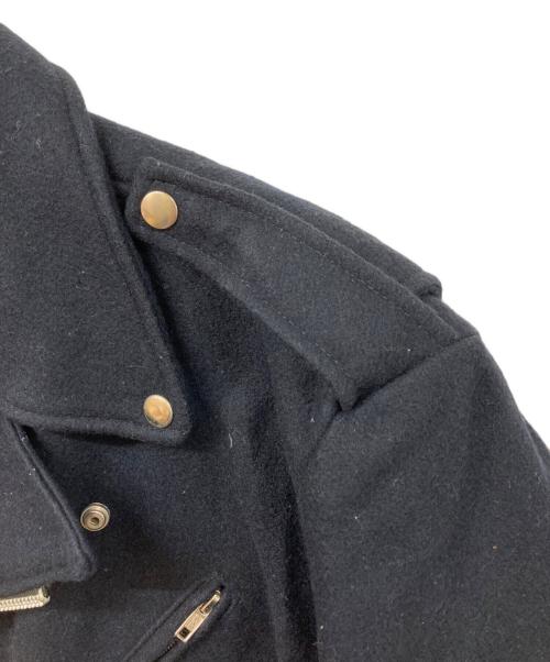 cooper（クーパー）COOPER (クーパー) ウールメルトンライダースジャケット ネイビー サイズ:SIZE Mの古着・服飾アイテム