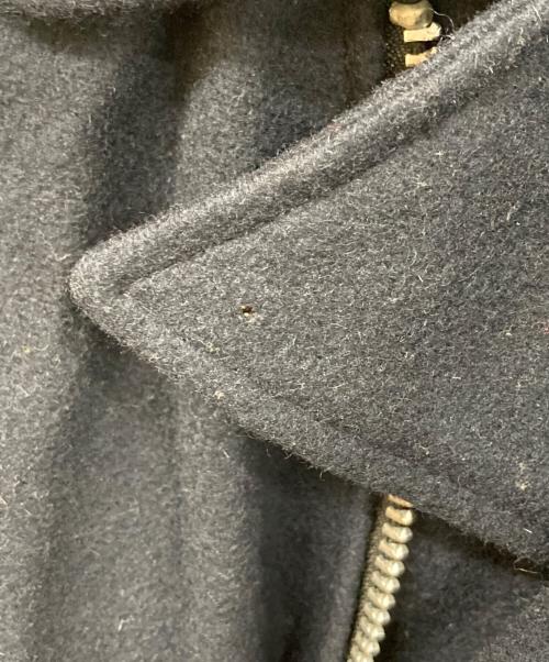 cooper（クーパー）COOPER (クーパー) ウールメルトンライダースジャケット ネイビー サイズ:SIZE Mの古着・服飾アイテム