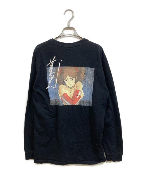 SUPREME（シュプリーム）SUPREME (シュプリーム) 前田俊夫 (マエダトシオ) Overflend L/S Tee ブラック サイズ:Lの古着・服飾アイテム