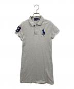 POLO RALPH LAURENポロ・ラルフローレン）の古着「ポロシャツワンピース」｜グレー