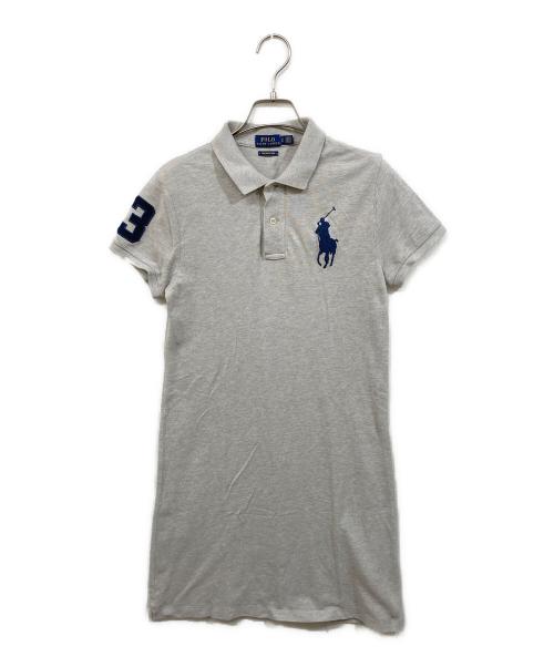 POLO RALPH LAUREN（ポロ・ラルフローレン）POLO RALPH LAUREN (ポロ・ラルフローレン) ポロシャツワンピース グレー サイズ:Sの古着・服飾アイテム