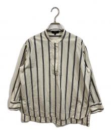 theory（セオリー）の古着「ストライプシャツ」｜グレー