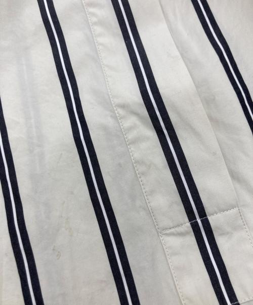 theory（セオリー）theory (セオリー) ストライプシャツ グレー サイズ:Sの古着・服飾アイテム