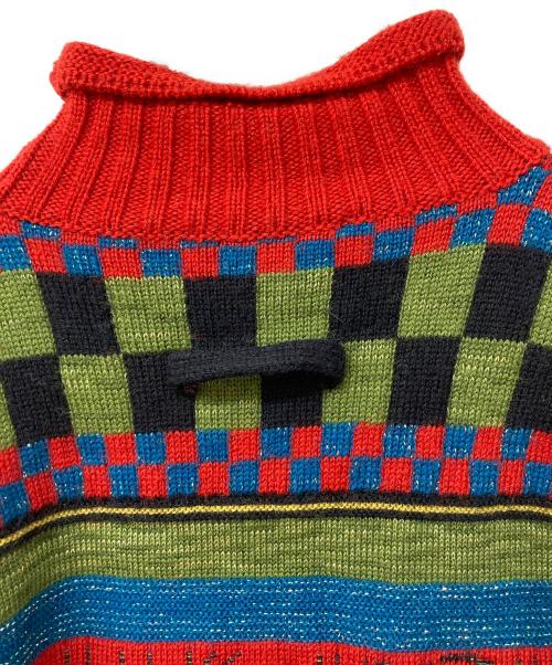 Jean Paul GAULTIER MAILLE（ジャンポールゴルチエ マイユ）Jean Paul GAULTIER MAILLE (ジャンポールゴルチエ マイユ) Circuit Board Sweater レッド サイズ:42の古着・服飾アイテム