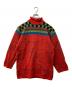 Jean Paul GAULTIER MAILLE（ジャンポールゴルチエ マイユ）の古着「Circuit Board Sweater」｜レッド