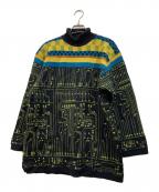 Jean Paul GAULTIER MAILLEジャンポールゴルチエ マイユ）の古着「Circuit Board Sweater」｜ブラック