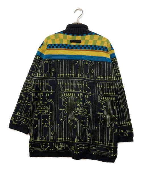 Jean Paul GAULTIER MAILLE（ジャンポールゴルチエ マイユ）Jean Paul GAULTIER MAILLE (ジャンポールゴルチエ マイユ) Circuit Board Sweater ブラック サイズ:42の古着・服飾アイテム