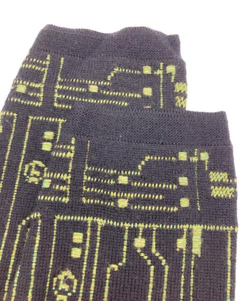 Jean Paul GAULTIER MAILLE（ジャンポールゴルチエ マイユ）Jean Paul GAULTIER MAILLE (ジャンポールゴルチエ マイユ) Circuit Board Sweater ブラック サイズ:42の古着・服飾アイテム