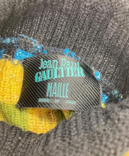 Jean Paul GAULTIER MAILLE（ジャンポールゴルチエ マイユ）Jean Paul GAULTIER MAILLE (ジャンポールゴルチエ マイユ) Circuit Board Sweater ブラック サイズ:42の古着・服飾アイテム