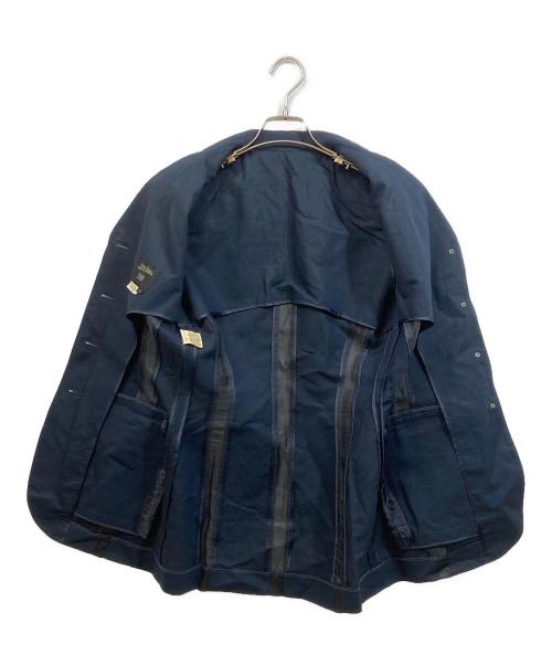 Jean Paul Gaultier FEMME（ジャンポールゴルチエ フェム）Jean Paul Gaultier FEMME (ジャンポールゴルチエ フェム) リネン混ジャケット ネイビー サイズ:40の古着・服飾アイテム