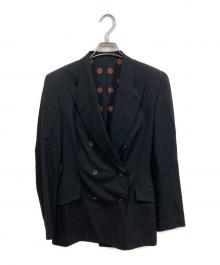 Jean Paul Gaultier FEMME（ジャンポールゴルチエ フェム）の古着「裏ドットテーラードジャケット」｜ブラック