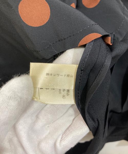 Jean Paul Gaultier FEMME（ジャンポールゴルチエ フェム）Jean Paul Gaultier FEMME (ジャンポールゴルチエ フェム) 裏ドットテーラードジャケット ブラック サイズ:40の古着・服飾アイテム