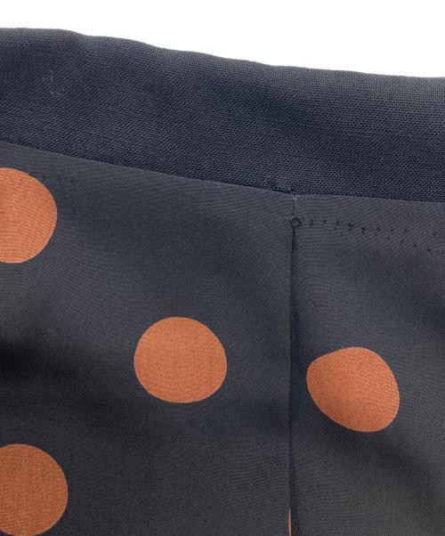 Jean Paul Gaultier FEMME（ジャンポールゴルチエ フェム）Jean Paul Gaultier FEMME (ジャンポールゴルチエ フェム) 裏ドットテーラードジャケット ブラック サイズ:40の古着・服飾アイテム