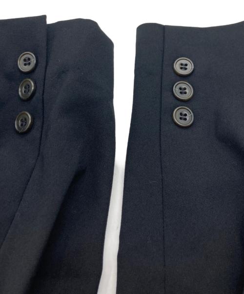 Jean Paul Gaultier FEMME（ジャンポールゴルチエ フェム）Jean Paul Gaultier FEMME (ジャンポールゴルチエ フェム) 裏ドットテーラードジャケット ブラック サイズ:40の古着・服飾アイテム