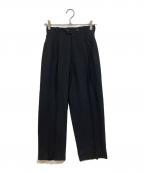 Jean Paul Gaultier FEMMEジャンポールゴルチエ フェム）の古着「ウールトロタックパンツ」｜ブラック