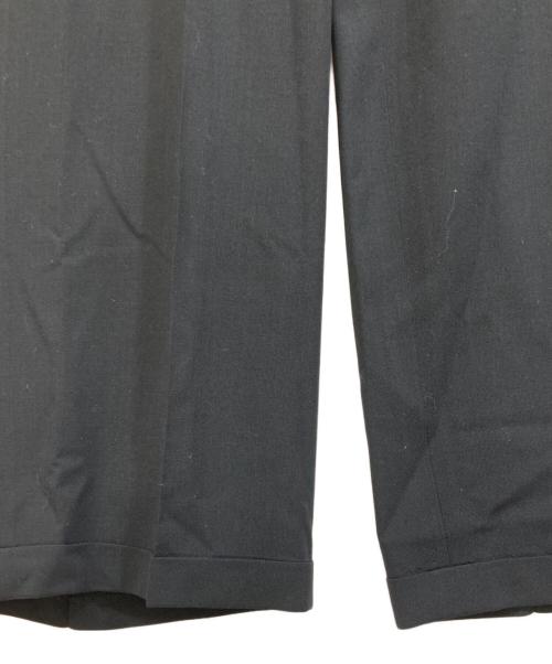 Jean Paul Gaultier FEMME（ジャンポールゴルチエ フェム）Jean Paul Gaultier FEMME (ジャンポールゴルチエ フェム) ウールトロタックパンツ ブラック サイズ:40の古着・服飾アイテム