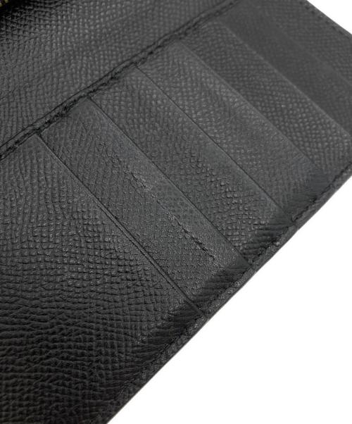 Salvatore Ferragamo（サルヴァトーレ フェラガモ）Salvatore Ferragamo (サルヴァトーレ フェラガモ) ヴェラリボン長財布 ブラックの古着・服飾アイテム