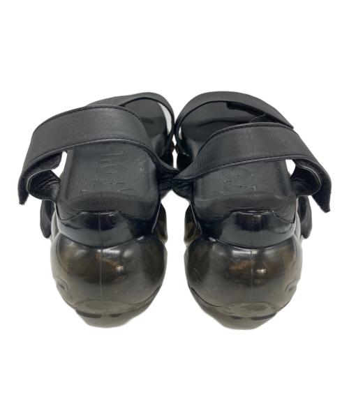 grounds（グラウンズ）grounds (グラウンズ) MOOPIE LEATHER SANDAL ブラック サイズ:	SIZE 24cmの古着・服飾アイテム