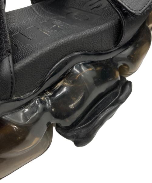 grounds（グラウンズ）grounds (グラウンズ) MOOPIE LEATHER SANDAL ブラック サイズ:	SIZE 24cmの古着・服飾アイテム