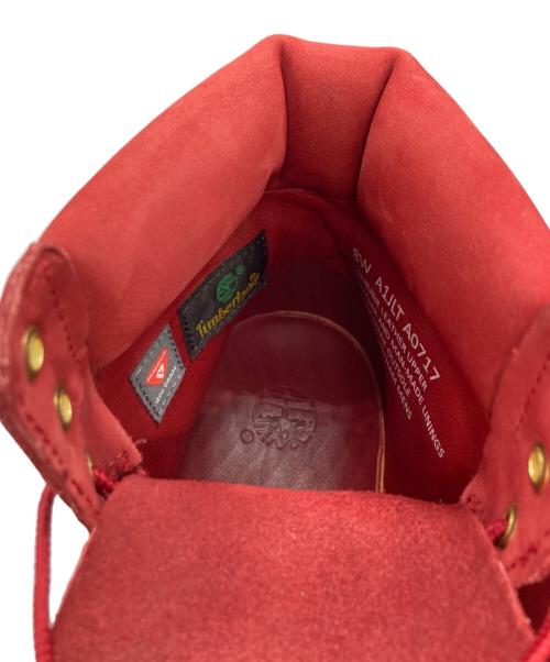 Timberland（ティンバーランド）Timberland (ティンバーランド) 6inch Premium Boot レッド サイズ:	SIZE 8Wの古着・服飾アイテム