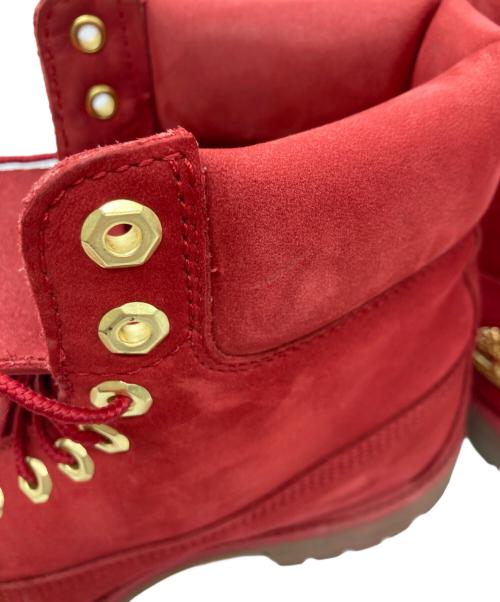 Timberland（ティンバーランド）Timberland (ティンバーランド) 6inch Premium Boot レッド サイズ:	SIZE 8Wの古着・服飾アイテム
