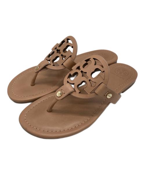 TORY BURCH（トリーバーチ）TORY BURCH (トリーバーチ) メダリオンサンダル ブラウン サイズ:	SIZE 5の古着・服飾アイテム