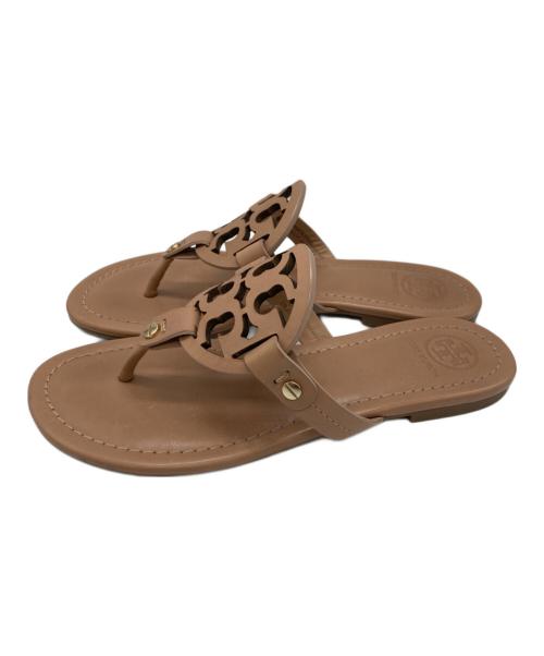 TORY BURCH（トリーバーチ）TORY BURCH (トリーバーチ) メダリオンサンダル ブラウン サイズ:	SIZE 5の古着・服飾アイテム