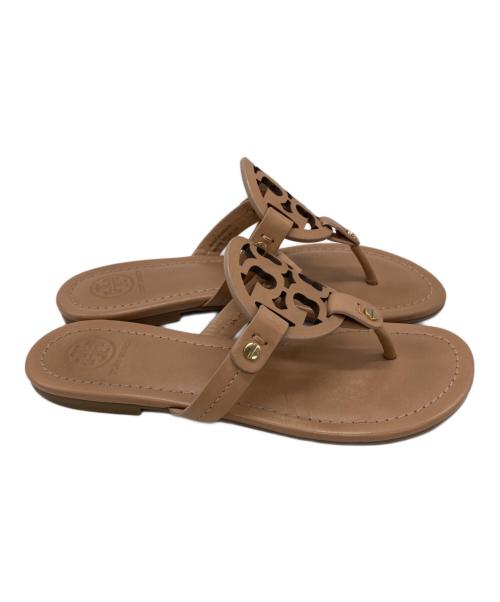 TORY BURCH（トリーバーチ）TORY BURCH (トリーバーチ) メダリオンサンダル ブラウン サイズ:	SIZE 5の古着・服飾アイテム