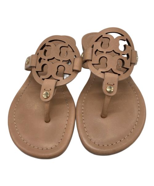TORY BURCH（トリーバーチ）TORY BURCH (トリーバーチ) メダリオンサンダル ブラウン サイズ:	SIZE 5の古着・服飾アイテム
