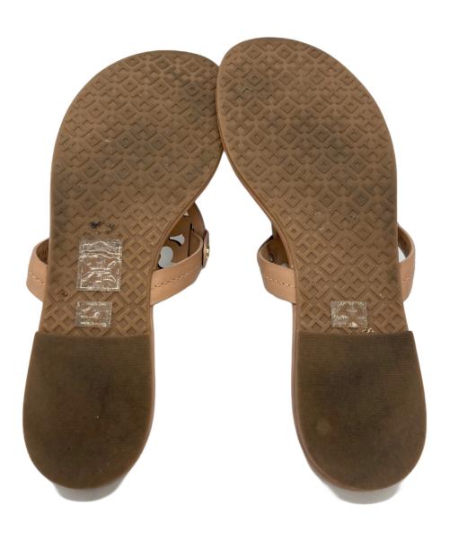 TORY BURCH（トリーバーチ）TORY BURCH (トリーバーチ) メダリオンサンダル ブラウン サイズ:	SIZE 5の古着・服飾アイテム