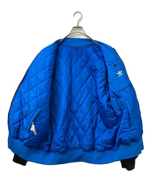 adidas（アディダス）adidas (アディダス) オーバーサイズ リバーシブル ボンバージャケット ブラック サイズ:XLの古着・服飾アイテム