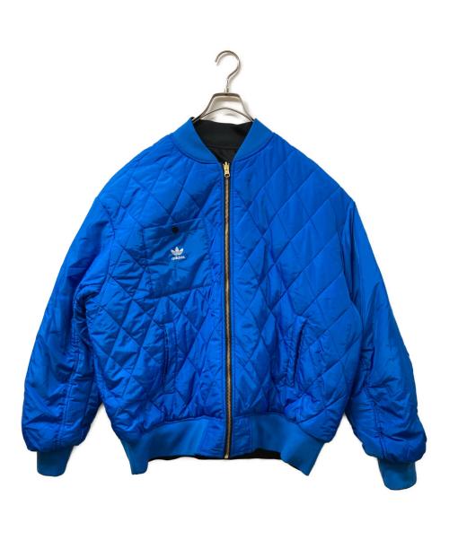 adidas（アディダス）adidas (アディダス) オーバーサイズ リバーシブル ボンバージャケット ブラック サイズ:XLの古着・服飾アイテム