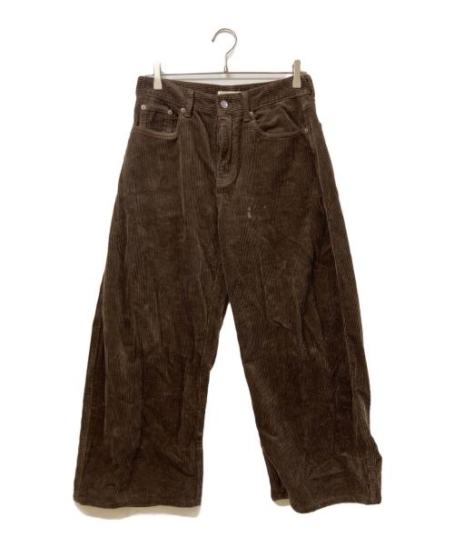 seirtand（セイータンド）SEIRTAND (セイータンド) コーデュロイカーブパンツ ブラウン サイズ:SIZE Sの古着・服飾アイテム