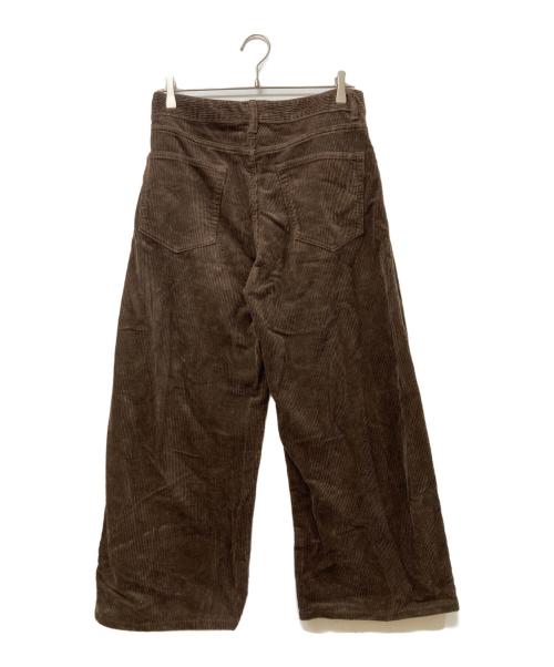 seirtand（セイータンド）SEIRTAND (セイータンド) コーデュロイカーブパンツ ブラウン サイズ:SIZE Sの古着・服飾アイテム
