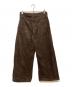 SEIRTAND (セイータンド) コーデュロイカーブパンツ ブラウン サイズ:SIZE S：7000円